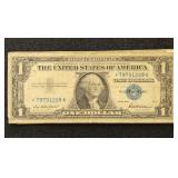 US Paper Money 1957 1 Silver Certificate - 3 bills