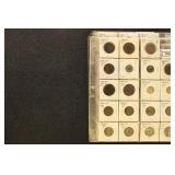 France Coins Collection on pages in dealer flips,