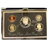 US Coins 1998 Premier Silver Proof Set