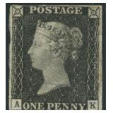 Great Britain Scott #1 Mint w/ 2025 RPSL Cert