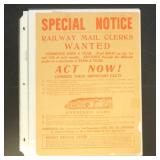 Ephemera Miscellaneous Group, mostly 19th Century