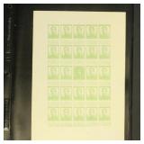 Belgium 8 Trial Color Stamp Essays, King Albert I