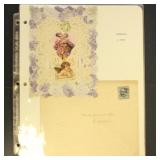 US 1890s-1900s Valentine Cards and Covers Collecti