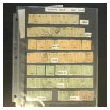 Funchal Stamps Dealer Stock/Accumulation on pages