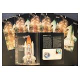 US Stamps STS-8 Flight Covers, group of 6 with NAS