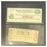 Ephemera Store Scrip, Insurance Policies, Stock Ce