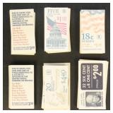 US Stamps $150 FACE VALUE in Booklets, mostly 1970