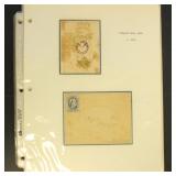 US 1870s Valentine Cards and Covers Collection, ne