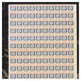 US Stamps #O138 Sheet Mint NH Official CV $500+