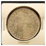 US Silver Coin 1896 Morgan Silver Dollar, AU