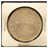 US Silver Coin 1896 Morgan Silver Dollar, AU