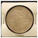 US Silver Coin 1896 Morgan Silver Dollar, AU