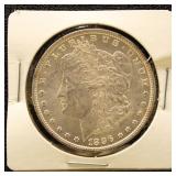 US Silver Coin 1896 Morgan Silver Dollar, AU