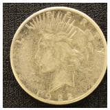 US Silver Coin 1922 Peace Silver Dollar, circulate