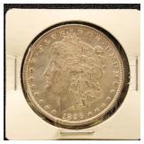 US Silver Coin 1896 Morgan Silver Dollar, AU