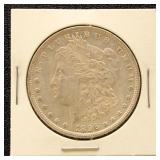 US Silver Coin 1896 Morgan Silver Dollar, AU