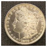US Silver Coin 1879 Morgan Silver Dollar, BU