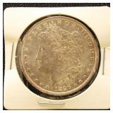 US Silver Coin 1896 Morgan Silver Dollar, AU