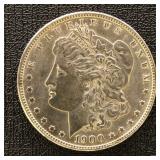 US Silver Coin 1900-O Morgan Silver Dollar, BU