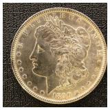 US Silver Coin 1900 Morgan Silver Dollar, BU