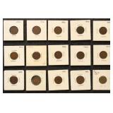 US Coins 100+ Indian Head Cents, circulated, 1860s