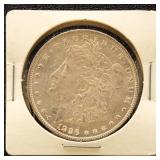 US Silver Coin 1896 Morgan Silver Dollar, AU