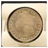 US Silver Coin 1896 Morgan Silver Dollar, AU