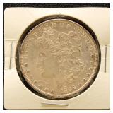 US Silver Coin 1896 Morgan Silver Dollar, AU