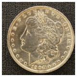 US Silver Coin 1904-O Morgan Silver Dollar, BU