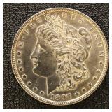 US Silver Coin 1897 Morgan Silver Dollar, BU