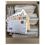 Worldwide Postal History Large Flat Rate Box full
