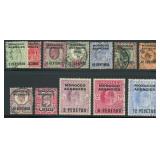 Great Britain Offices in Morocco Stamps #34-45 Use
