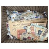 Worldwide Stamps on and off paper in medium flat r