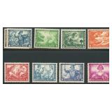 Germany Stamps #B49-B57 Mint Hinged Wagner CV $387