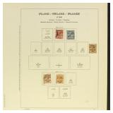 Ireland Stamps 1920s-1970s Used collection on Scha