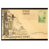 US FDC Stamp #740 National Parks issue, 2 First Da