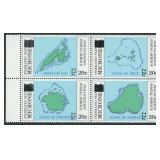 Micronesia Stamps #48-51 Mint NH Block of 4 with I
