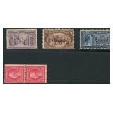 US Stamps 19th Century Lot #235 Mint Hinged, #289