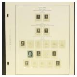 US Stamps 1850s-1890s Used and Mint collection on
