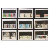 Switzerland Stamps on Dealer Cards, hundreds in ca