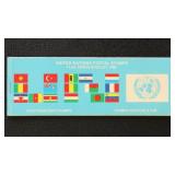 United Nations Stamps 1980 Flags Complete Booklet,