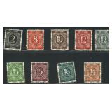 Germany Stamps #593A-599 Mint NH CV $600