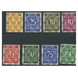 Germany Stamps Unissued 1948 overprint set Mint NH