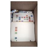 Worldwide Stamps in Bankers Box, Used and Mint acc