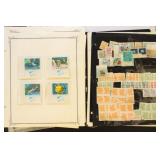 Worldwide Stamps on album and other pages, mostly