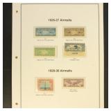 US Stamps Airmail Mint NH collection 1926-2012 on