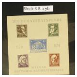 Germany Stamps Thuringia Allied Soviet Zone Mi Blo