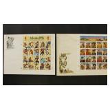 US Stamps Large Sized First Day Covers mostly with