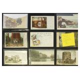 Postcards group of 11 1900-1910 Postcards, used