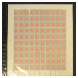 Iceland Stamps #73 Mint NH Sheet of 100, some gum
